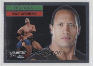 2006 Topps Chrome WWE Heritage - [Base] #10 - The Rock