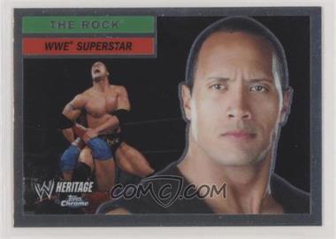 2006 Topps Chrome WWE Heritage - [Base] #10 - The Rock