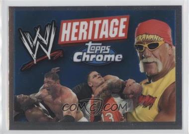 2006 Topps Chrome WWE Heritage - [Base] #90 - Checklist (Hulk Hogan, John Cena, Batista)