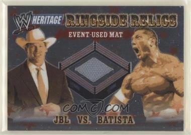 2006 Topps Chrome WWE Heritage - Ringside Relics #_JBBA - JBL, Batista