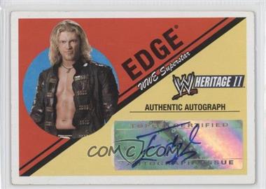 2006 Topps Heritage II WWE - Autographs #_EDGE - Edge