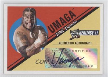 2006 Topps Heritage II WWE - Autographs #_UMAG - Umaga