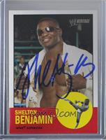 Shelton Benjamin [Leaf Authentics COA Sticker]