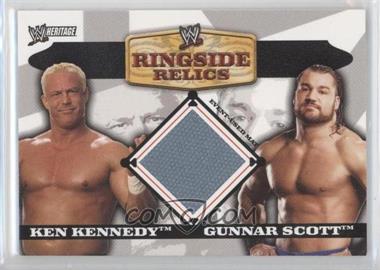 2006 Topps Heritage II WWE - Ringside Relics Mats #_NoN - Ken Kennedy, Gunnar Scott
