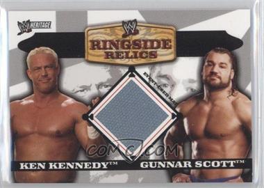 2006 Topps Heritage II WWE - Ringside Relics Mats #_NoN - Ken Kennedy, Gunnar Scott