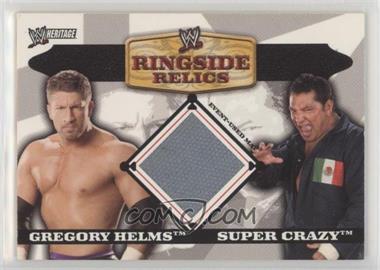 2006 Topps Heritage II WWE - Ringside Relics Mats #GHSC - Gregory Helms, Super Crazy