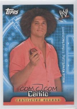 2006 Topps WWE Insider Restricted Access - [Base] #3 - Carlito