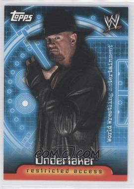 2006 Topps WWE Insider Restricted Access - [Base] #69 - Undertaker