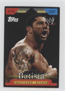 2006 Topps WWE Insider Restricted Access - Game Cards #_BA.5 - Batista