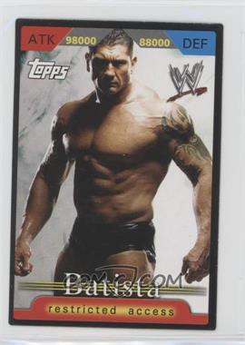 2006 Topps WWE Insider Restricted Access - Game Cards #BA.6 - Batista