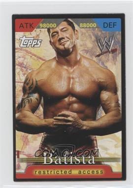 2006 Topps WWE Insider Restricted Access - Game Cards #BA.9 - Batista