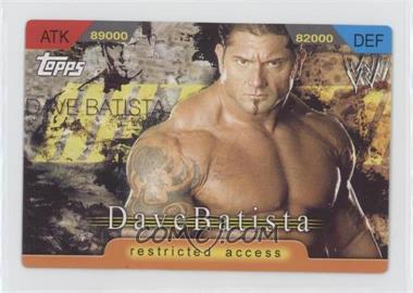 2006 Topps WWE Insider Restricted Access - Game Cards #DABA - Dave Batista