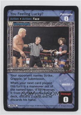 2006 WWE Raw Deal Trading Card Game - Expansion 18: Royal Rumble #36/90 V18 - You Feeling Lucky?