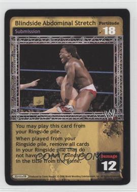 2006 WWE Raw Deal Trading Card Game - Expansion 19: No Way Out #33/172 V19 - Blindside Abdominal Stretch