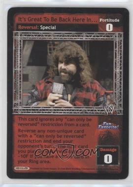 2006 WWE Raw Deal Trading Card Game - Expansion 19: No Way Out #43/172 V19 - Mick Foley [Good to VG‑EX]