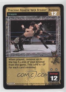 2006 WWE Raw Deal Trading Card Game - Expansion 20: Great American Bash #25/170 v20 - Precision Reverse Neck Breaker