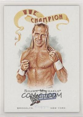 2007 Topps Heritage III WWE - Allen & Ginter Tin Lid Bonus #6 - Shawn Michaels