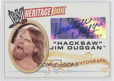 2007 Topps Heritage III WWE - Autographs #_JIDU - Jim Duggan