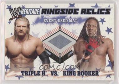 2007 Topps Heritage III WWE - Ringside Relics #_THKB - Triple H, King Booker [EX to NM]