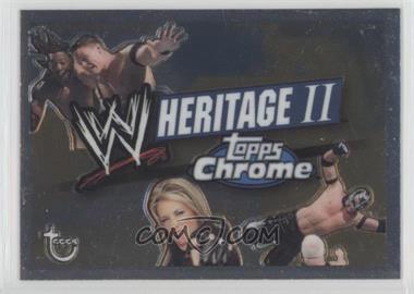 2007 Topps Heritage WWE Chrome Heritage II - [Base] #_CHEC - Checklist - John Cena, Booker T, Ashley Massaro, Rey Mysterio