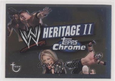 2007 Topps Heritage WWE Chrome Heritage II - [Base] #_CHEC - Checklist - John Cena, Booker T, Ashley Massaro, Rey Mysterio