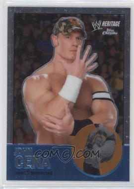 2007 Topps Heritage WWE Chrome Heritage II - [Base] #1 - John Cena