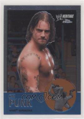 2007 Topps Heritage WWE Chrome Heritage II - [Base] #39 - CM Punk