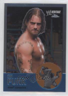 2007 Topps Heritage WWE Chrome Heritage II - [Base] #39 - CM Punk