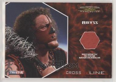 2008 TRISTAR TNA Wrestling Cross the Line - Authentic Action Memorabilia - Gold #M-A - Abyss /50 [EX to NM]