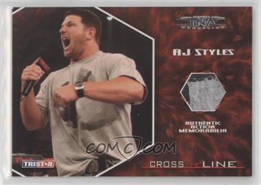 2008 TRISTAR TNA Wrestling Cross the Line - Authentic Action Memorabilia #M-AS - AJ Styles /99