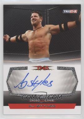 2008 TRISTAR TNA Wrestling Cross the Line - Autographs #C-AJ - AJ Styles