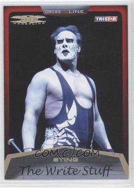 2008 TRISTAR TNA Wrestling Cross the Line - [Base] - Gold #82 - The Write Stuff - Sting /50