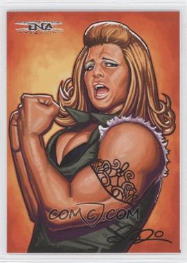 2008 TRISTAR TNA Wrestling Cross the Line - [Base] #63 - Scott Blair Art - ODB