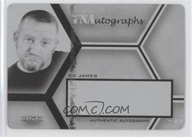 2008 TRISTAR TNA Wrestling Impact! - TNAutographs - Printing Plate Black Unsigned #A-BG - B.G. James /1