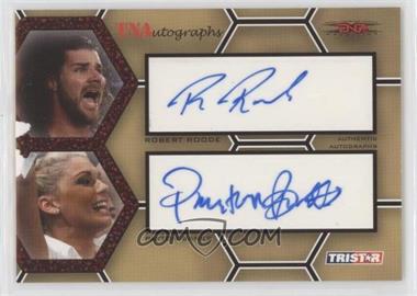 2008 TRISTAR TNA Wrestling Impact! - TNAutographs Dual - Red #A2-RB - Robert Roode, Payton Banks /25