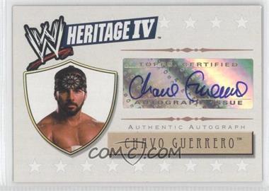 2008 Topps Heritage WWE IV - Autographs #_CHGU - Chavo Guerrero