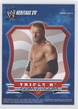 2008 Topps Heritage WWE IV - Magnets #6 - Triple H
