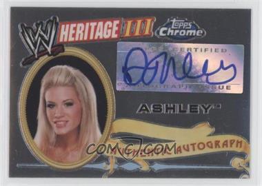 2008 Topps WWE Heritage Chrome - Autographs #_ASMA - Ashley Massaro