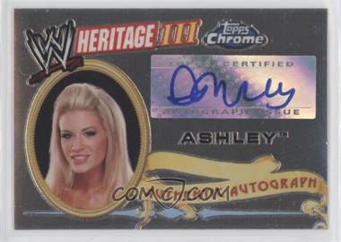 2008 Topps WWE Heritage Chrome - Autographs #_ASMA - Ashley Massaro