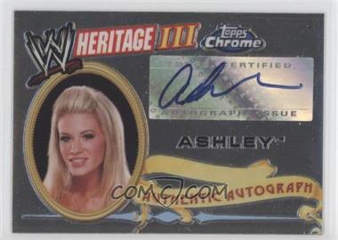 2008 Topps WWE Heritage Chrome - Autographs #_ASMA - Ashley Massaro