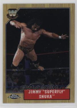 2008 Topps WWE Heritage Chrome - [Base] - Refractors #76 - Jimmy Snuka