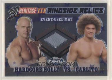 2008 Topps WWE Heritage Chrome - Ringside Relics #HHCA - Hardcore Holly, Carlito