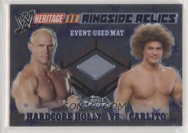 2008 Topps WWE Heritage Chrome - Ringside Relics #HHCA - Hardcore Holly, Carlito