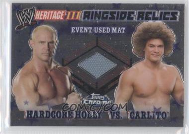 2008 Topps WWE Heritage Chrome - Ringside Relics #HHCA - Hardcore Holly, Carlito