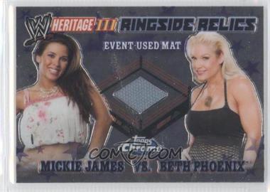 2008 Topps WWE Heritage Chrome - Ringside Relics #MJBP - Mickie James, Beth Phoenix