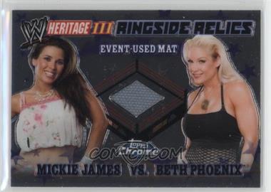 2008 Topps WWE Heritage Chrome - Ringside Relics #MJBP - Mickie James, Beth Phoenix