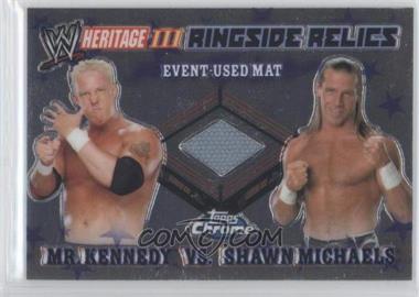 2008 Topps WWE Heritage Chrome - Ringside Relics #MKSM - Mr. Kennedy, Shawn Michaels