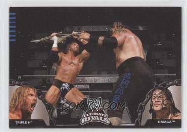 2008 Topps WWE Ultimate Rivals - [Base] #48 - Triple H vs. Umaga