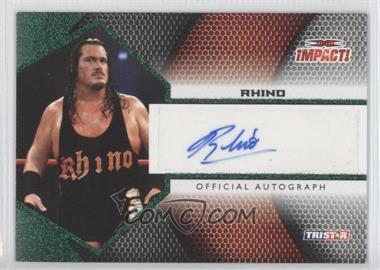 2009 TRISTAR TNA Impact! - Autographs - Green #IA-44 - Rhino /10
