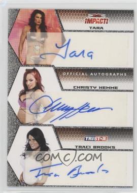 2009 TRISTAR TNA Impact! - Autographs #IA-79 - Tara, Christy Hemme, Traci Brooks